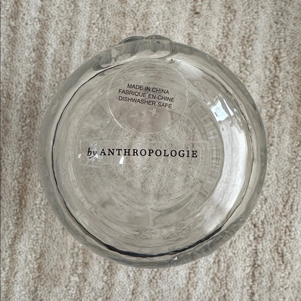 Like New Set of 4 Anthropologie AnthroHome Hayride Fall Pumpkin Gourd Glasses